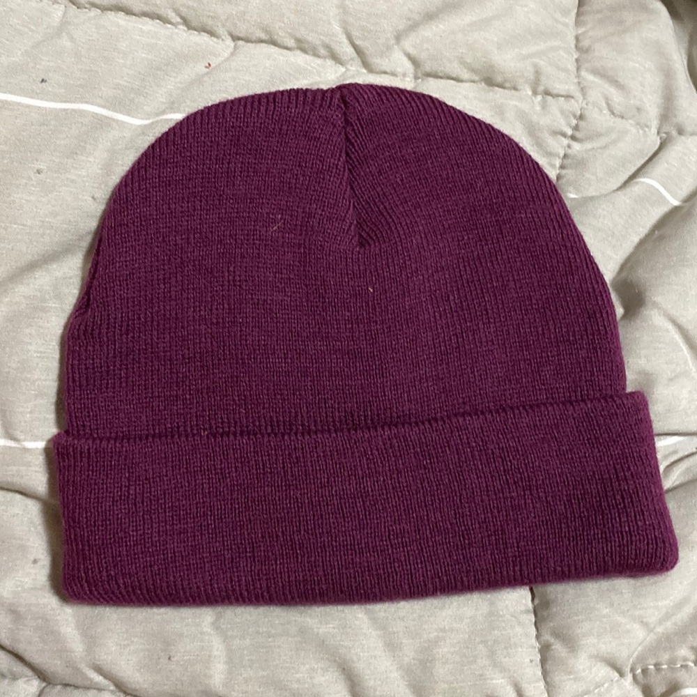 purple beanie